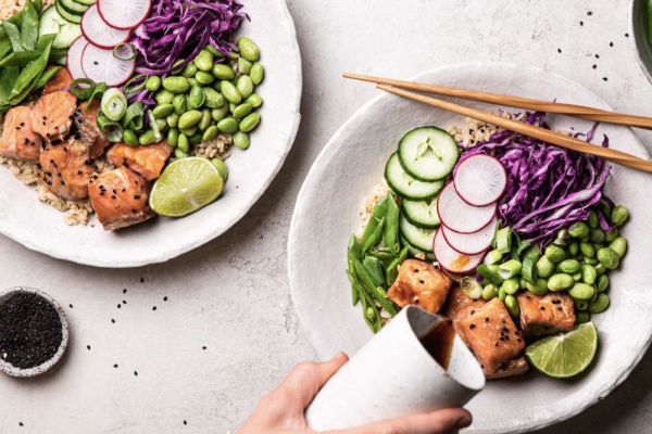 Salmon Teriyaki Poke Bowl | Recipe of the month